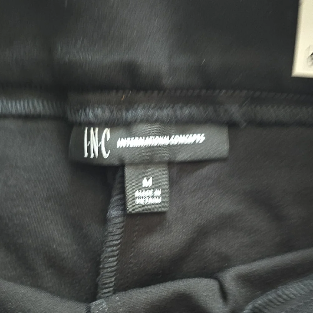 Wide-Leg Pants INC International Concepts Black NWT Medium - Picture 4 of 6